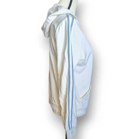 Zena Sport Cream and Baby Blue Full Zip Hoodie Size Small - Picture 3 of 9